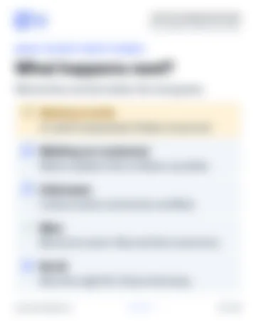 Page 4, blurred: name the state of each enquiry. In the full guide.