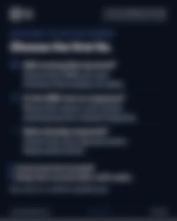Page 5, blurred: choose the first fix. In the full guide.